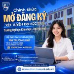 THÔNG BÁO ĐĂNG KÝ XÉT TUYỂN ĐẠI HỌC HỆ CHÍNH QUY NĂM 2026 VÀO TRƯỜNG ĐẠI HỌC KHOA HỌC, ĐẠI HỌC HUẾ